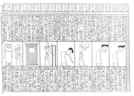 Chapter 168 B of the Book of the Dead.