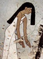 Mourning woman of Minnakht's tomb. www.1st-art-gallery.com