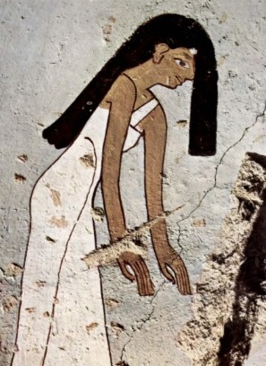 Mourning woman of Minnakht's tomb. www.1st-art-gallery.com