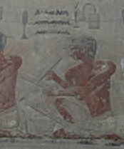 Scribes from the mastaba of Ty in Saqqara. VI Dynasty.