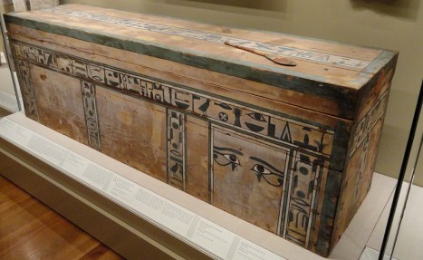 Coffin of Senbi from Meir. XII Dynasty. Ancient Egypt.