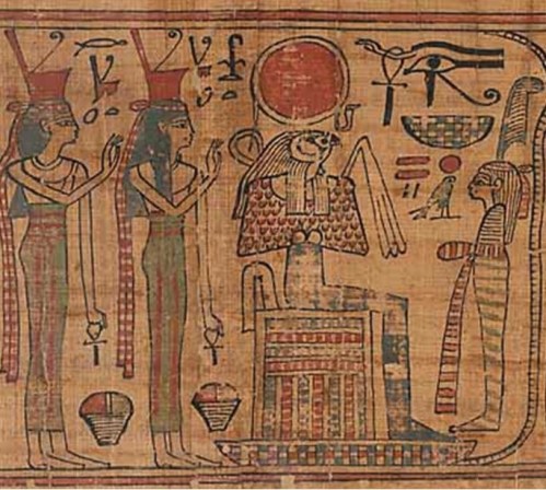 Book of the Dead of Nespakashuty. XXI Dynasty. Musée du Louvre. Ancient Egypt