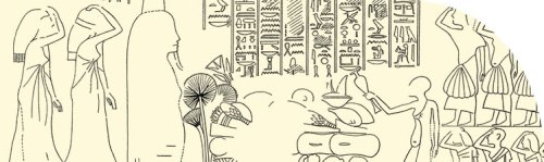 Funeral of Huya depicted in his tomb. Photo: Amarna Project. Ancient Egypt